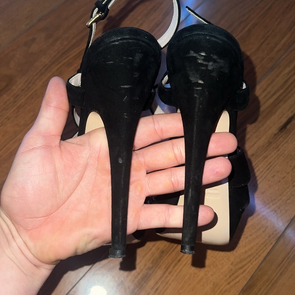 Miu Miu Suede Platforms - Picture 7 of 11